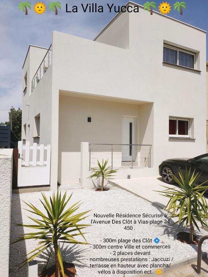 La Villa Yucca Vias Plage - 300M Plage Et Centre Екстериор снимка